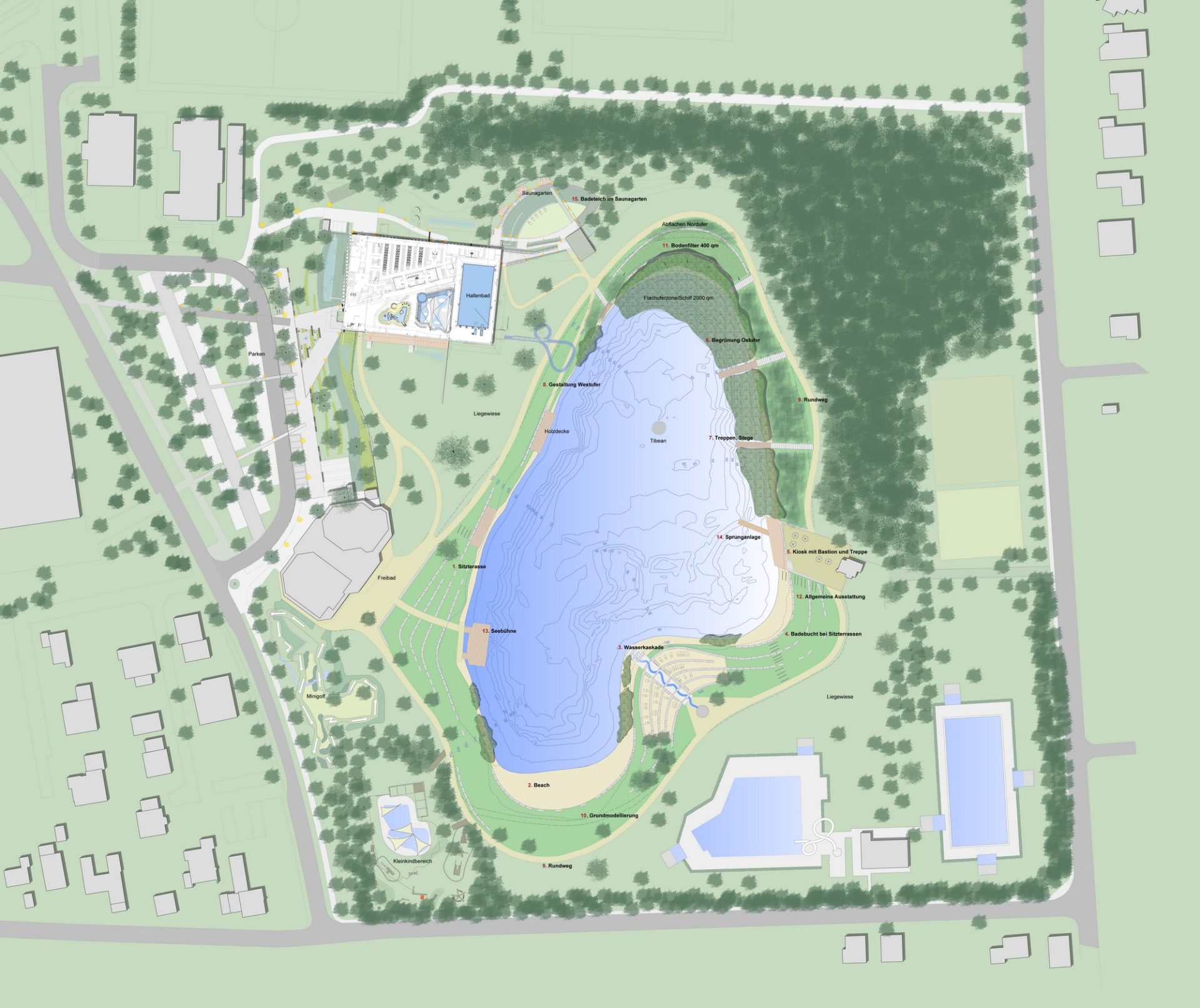 Walldorf, Bäderpark Plan